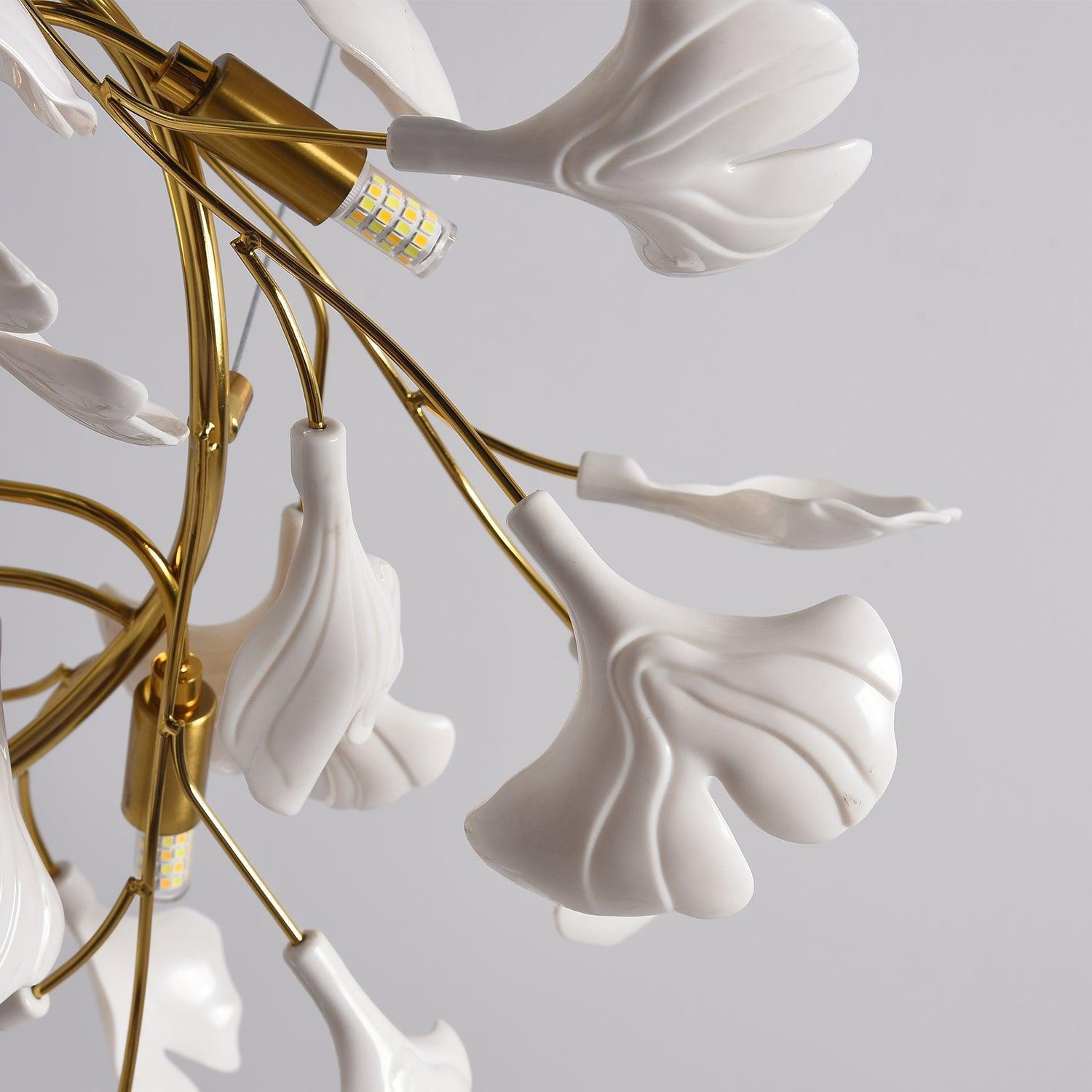 Gingko Chandelier Style G