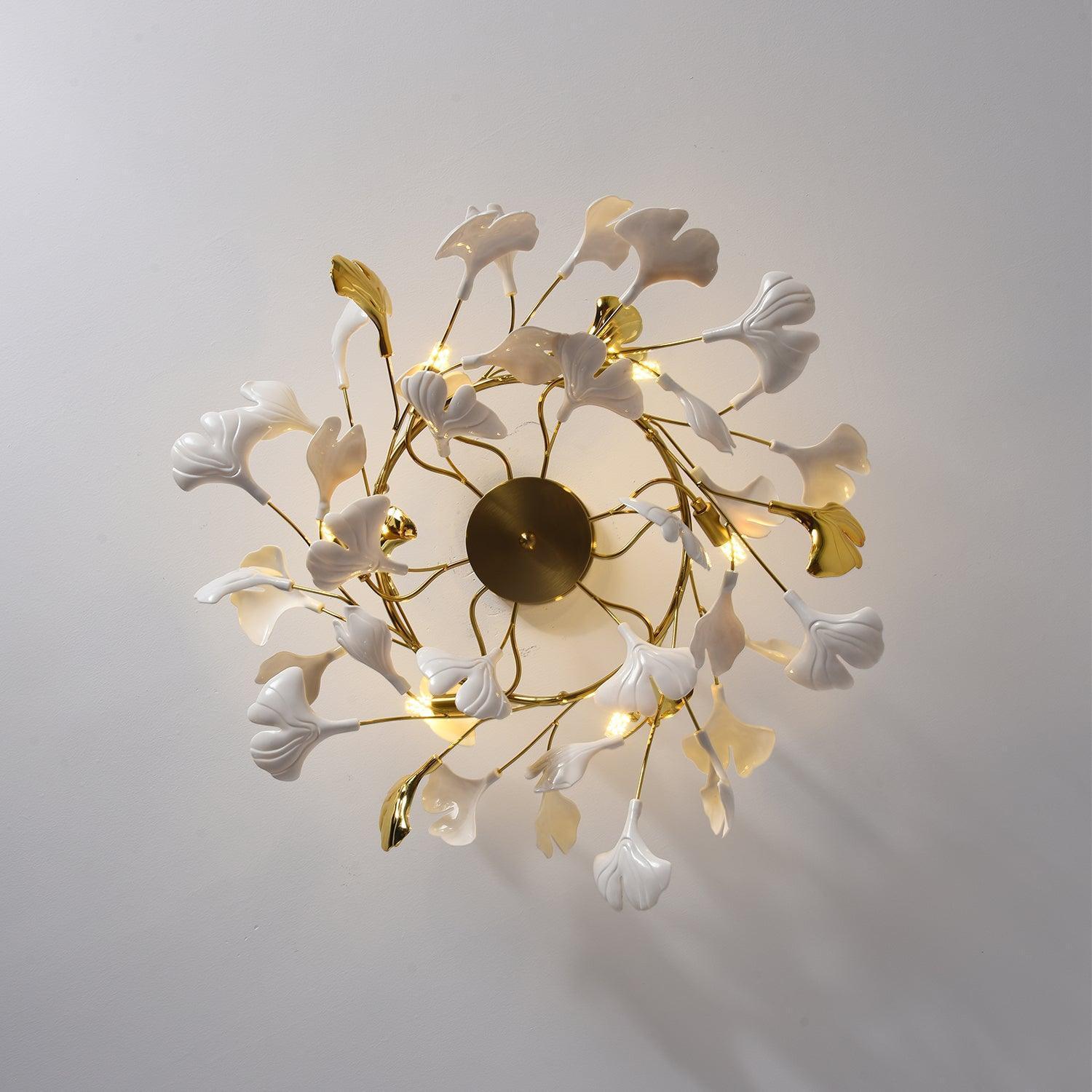 Gingko Chandelier Style G