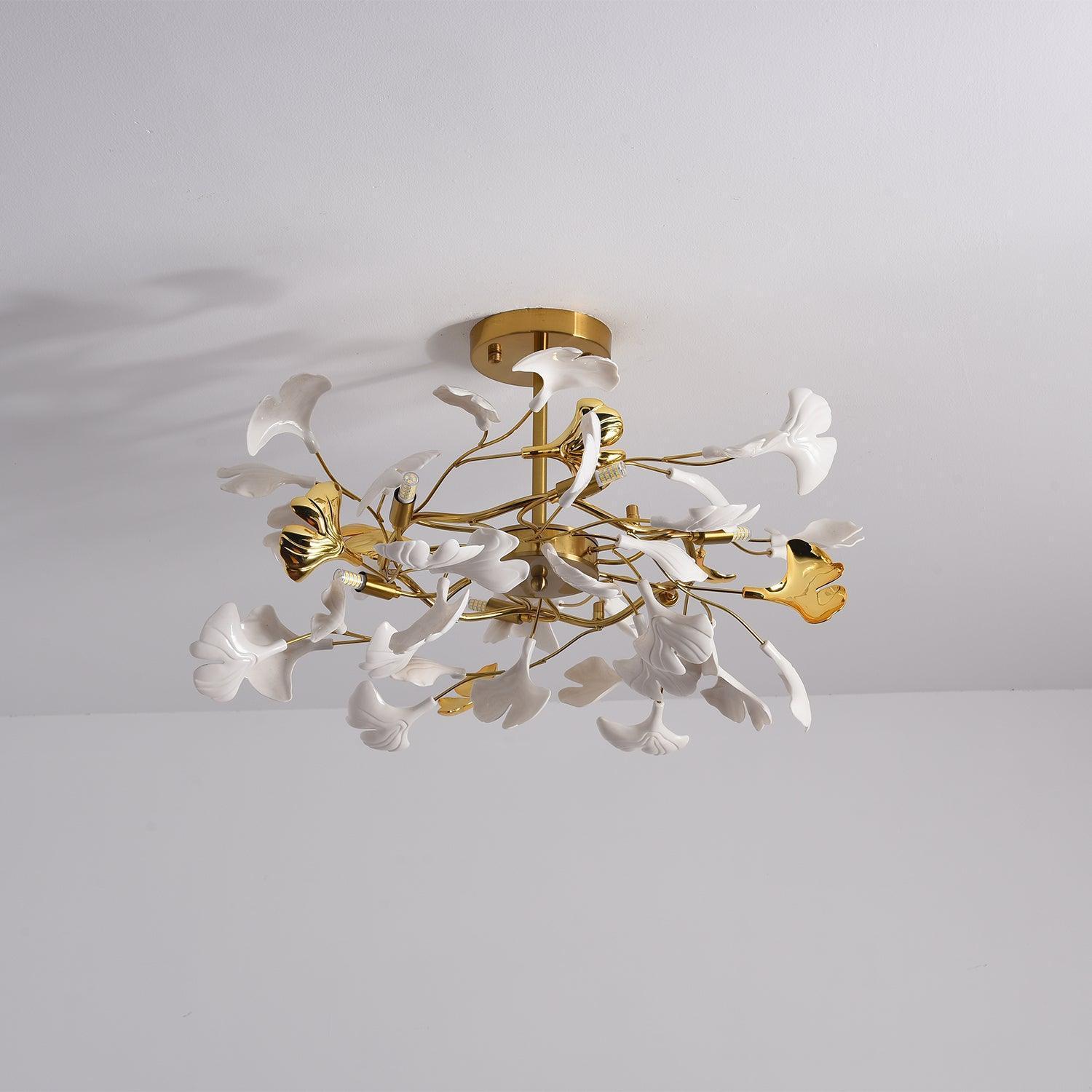 Gingko Chandelier Style G