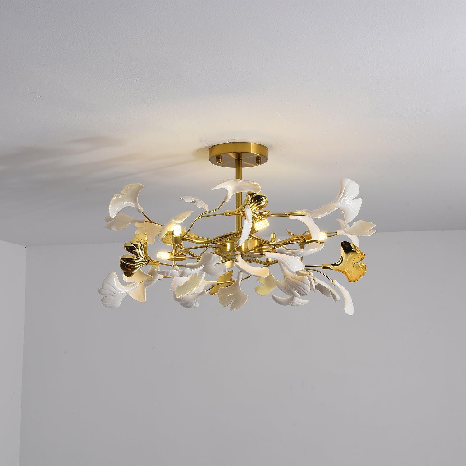 Gingko Chandelier Style G