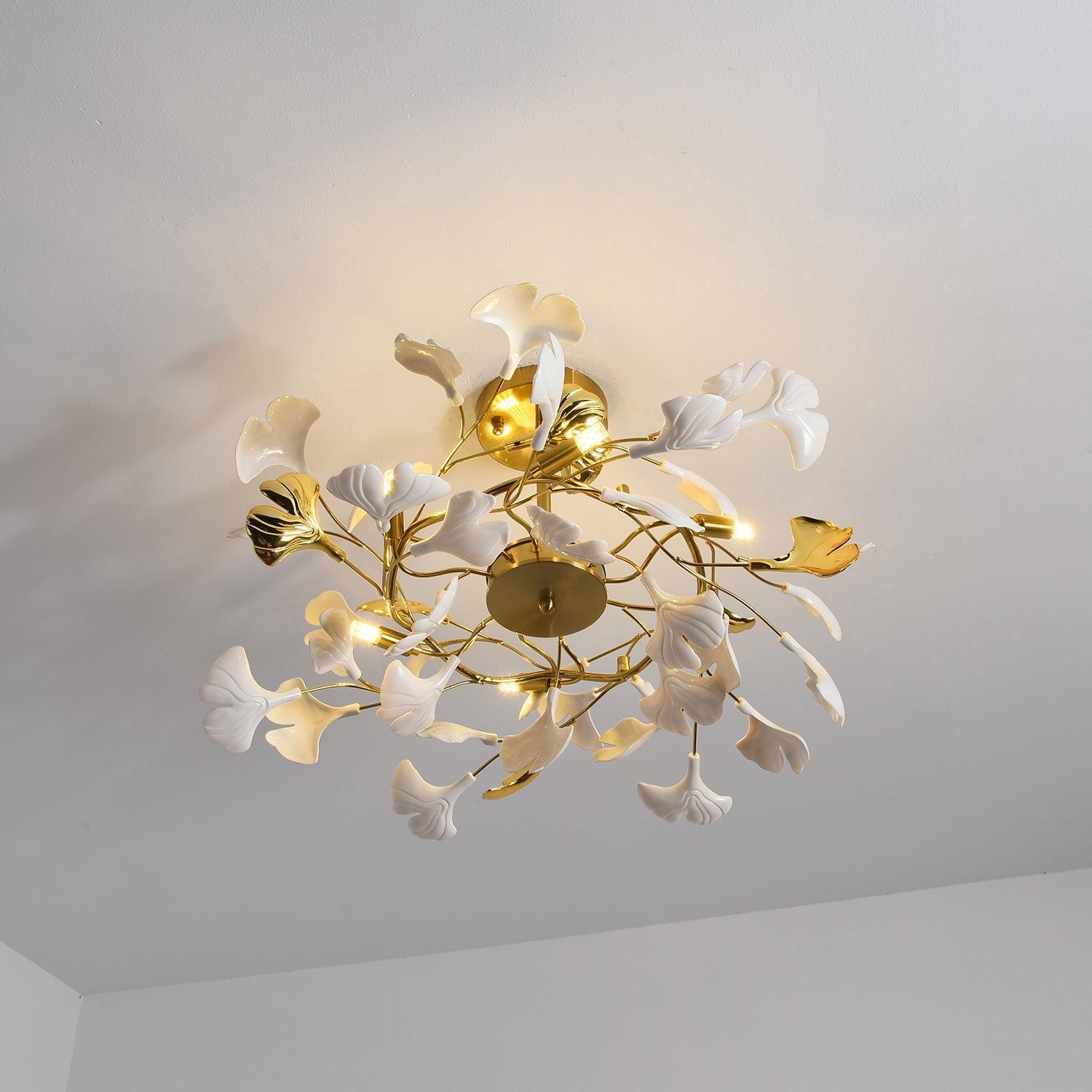 Gingko Chandelier Style G