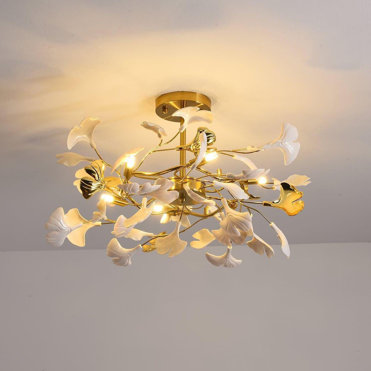 Gingko Chandelier Style G