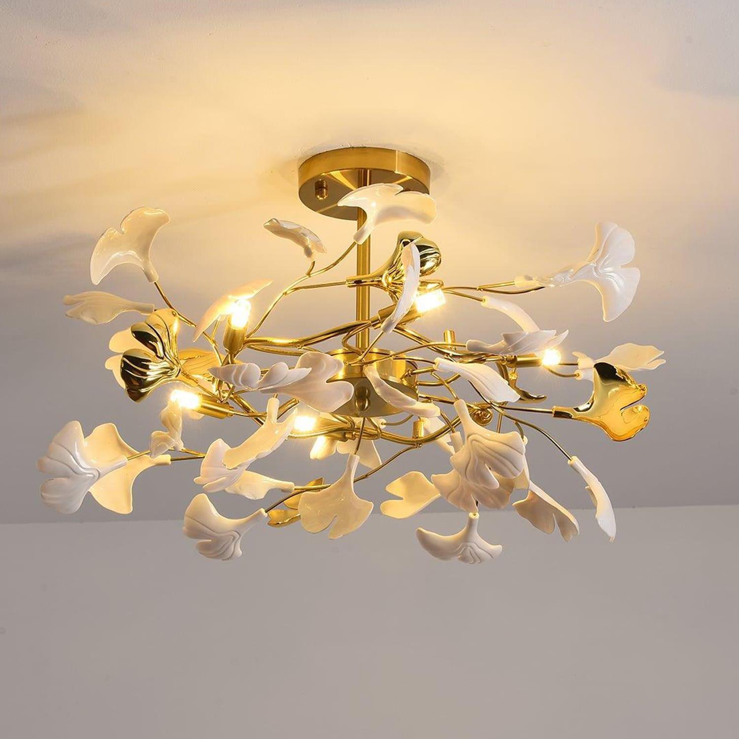 Gingko Chandelier Style G