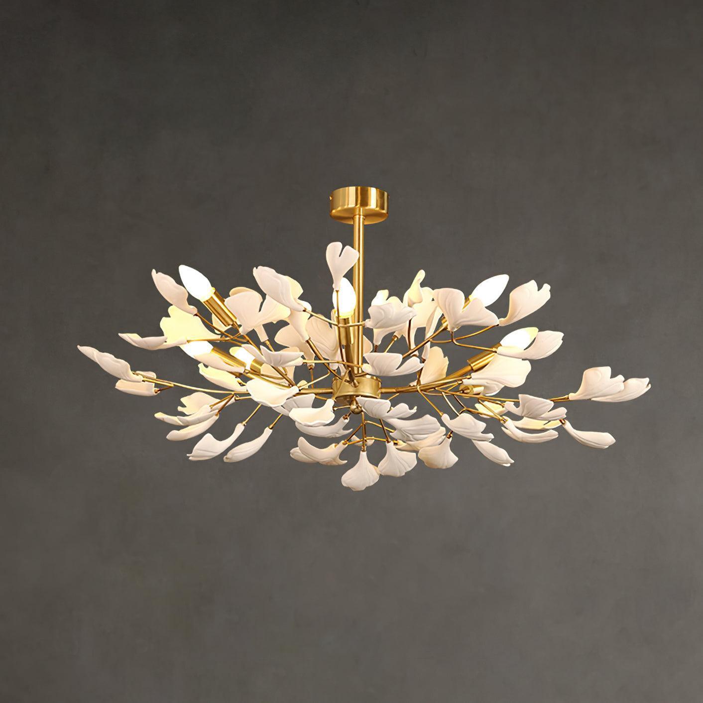 Gingko Chandelier Style G