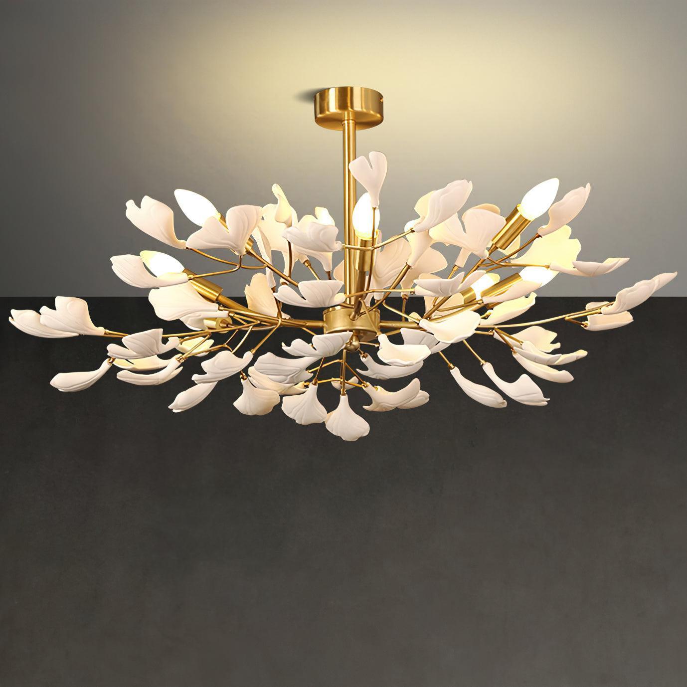 Gingko Chandelier Style G