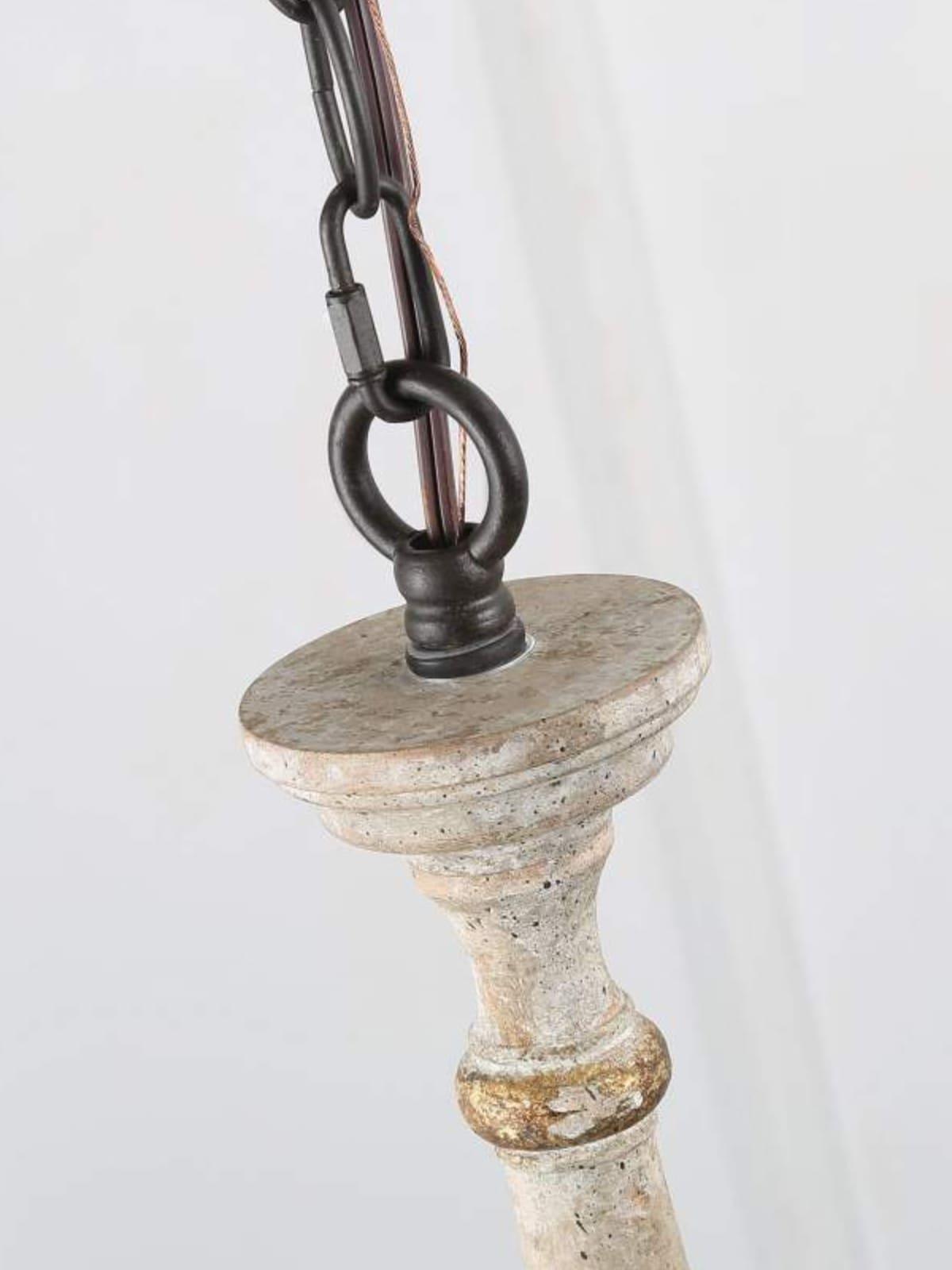 Rustic Candlestick Chandelier