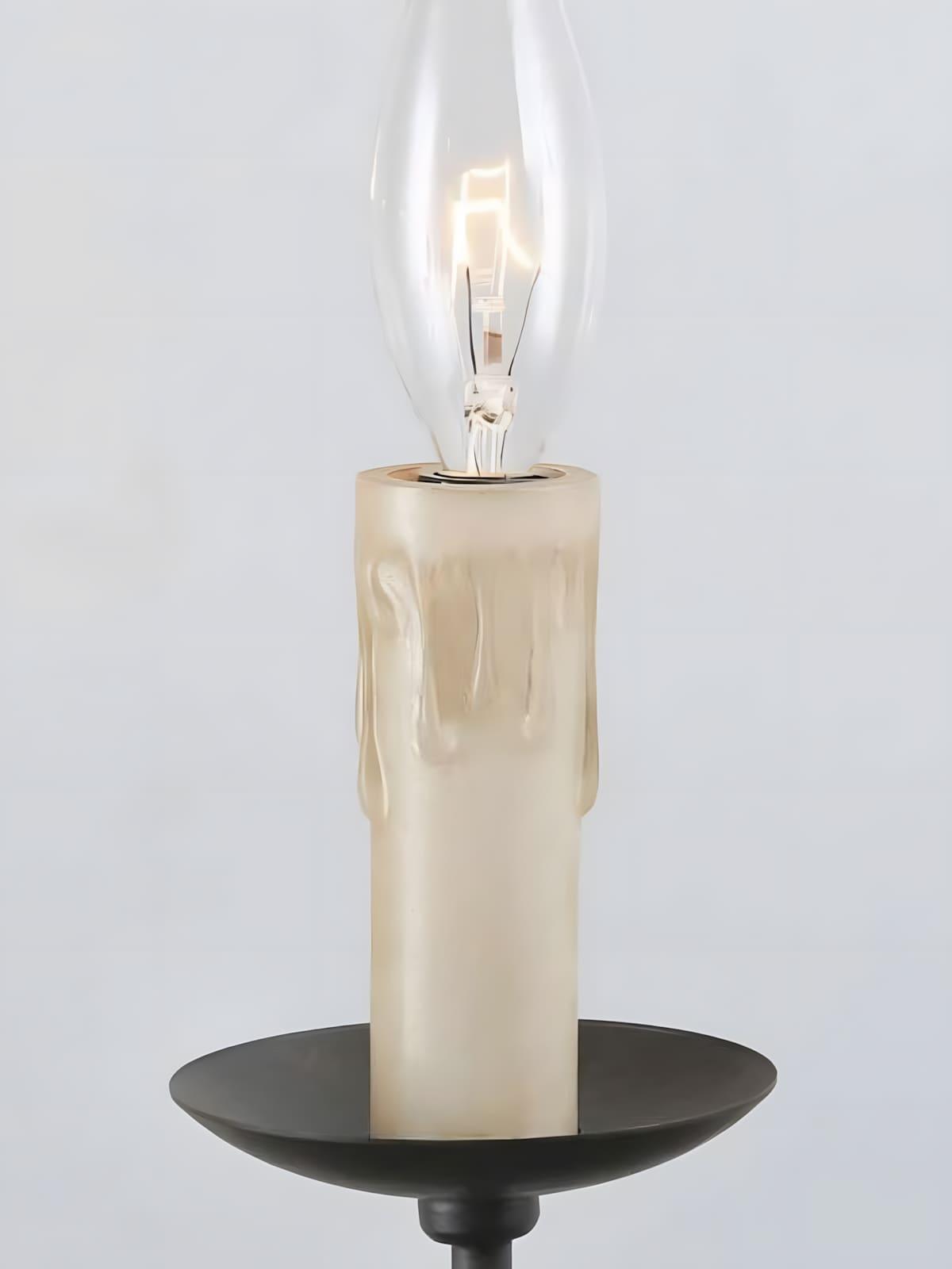 Rustic Candlestick Chandelier