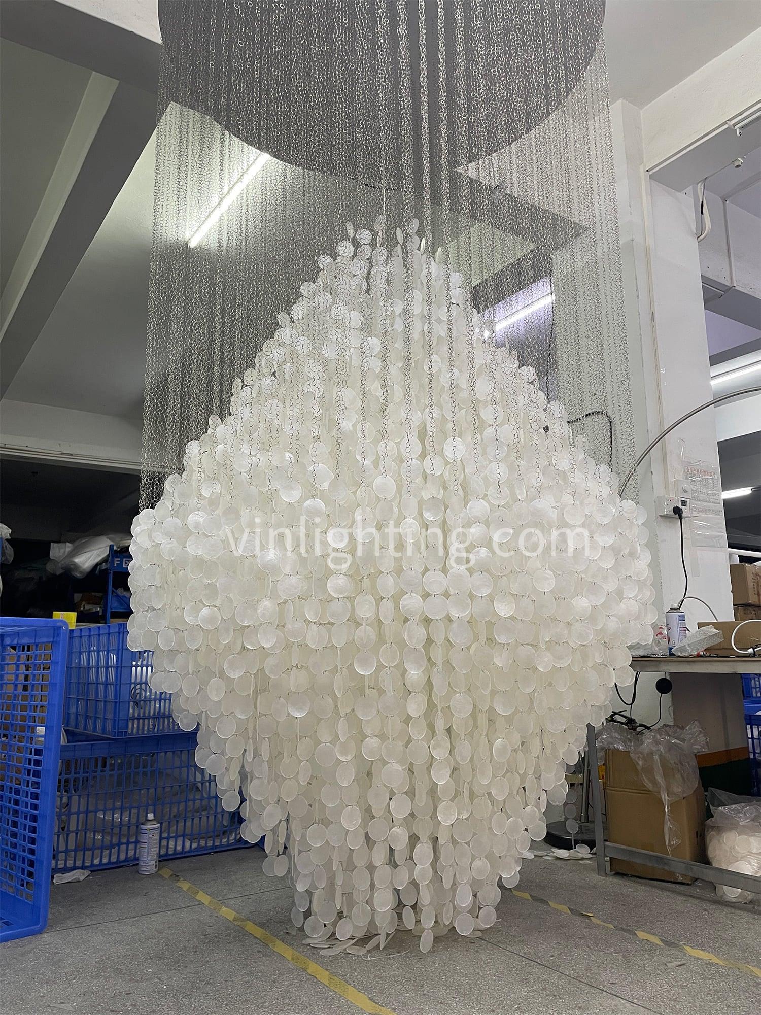 Sea-shell FUN Chandelier