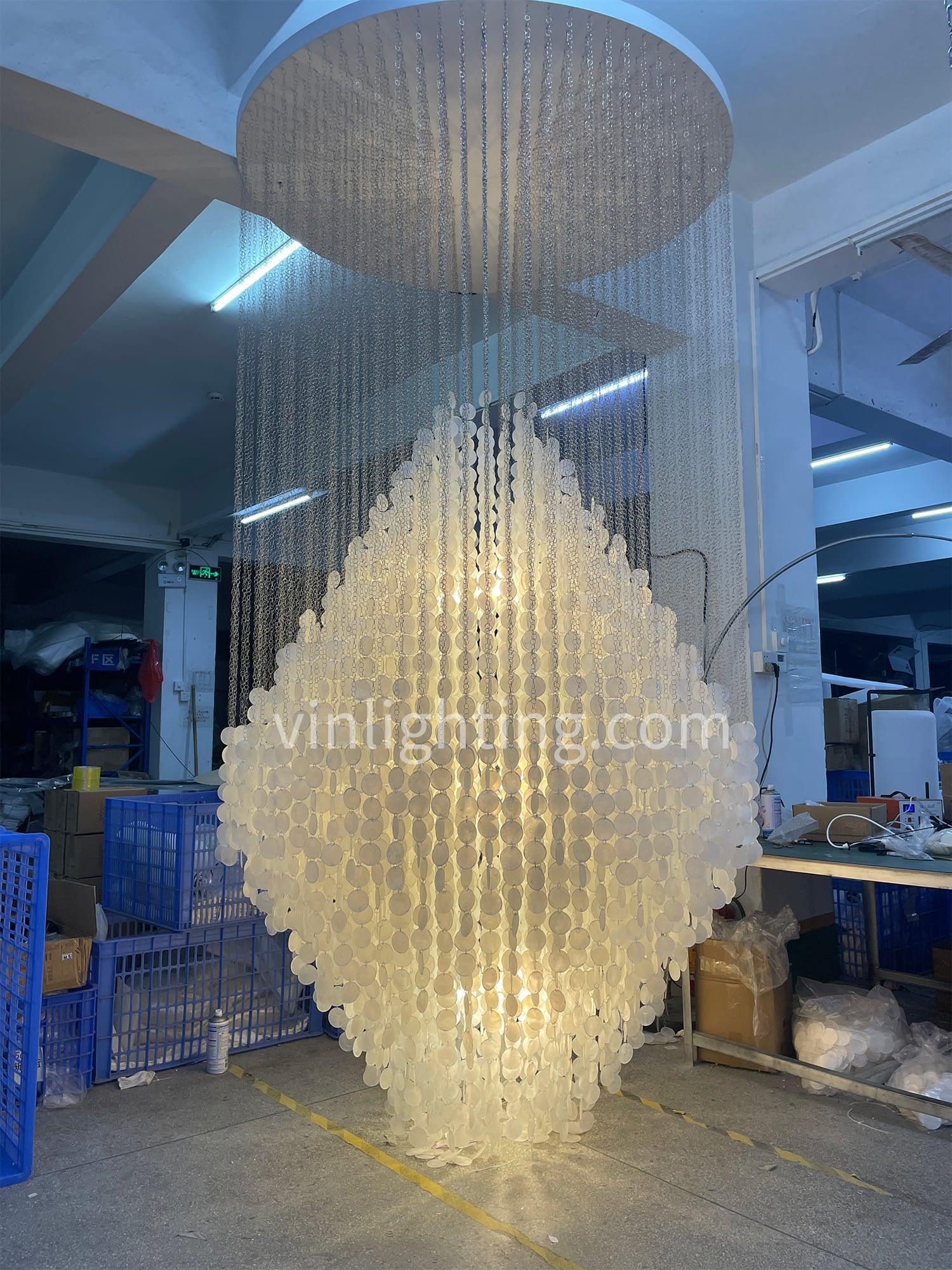 Sea-shell FUN Chandelier