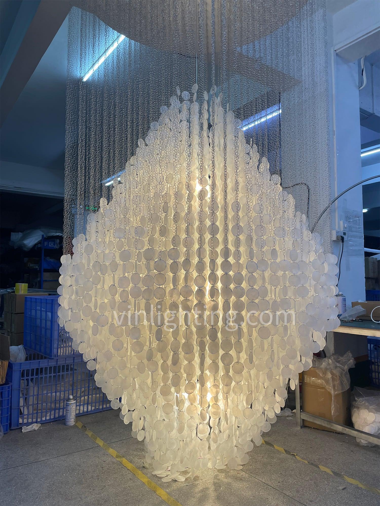 Sea-shell FUN Chandelier