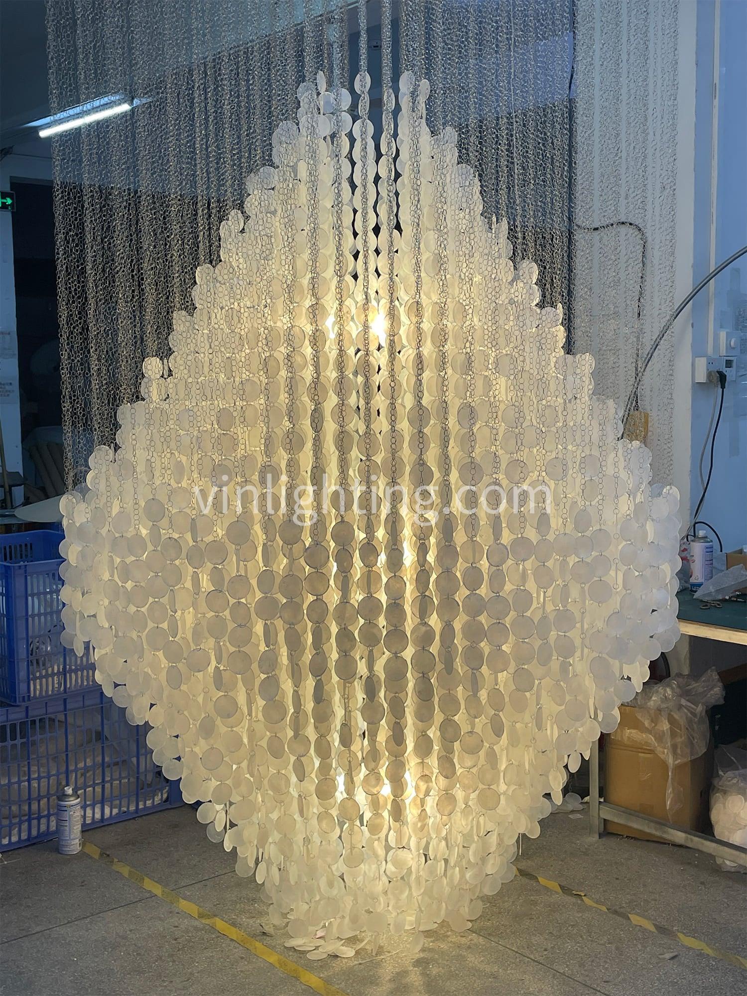 Sea-shell FUN Chandelier