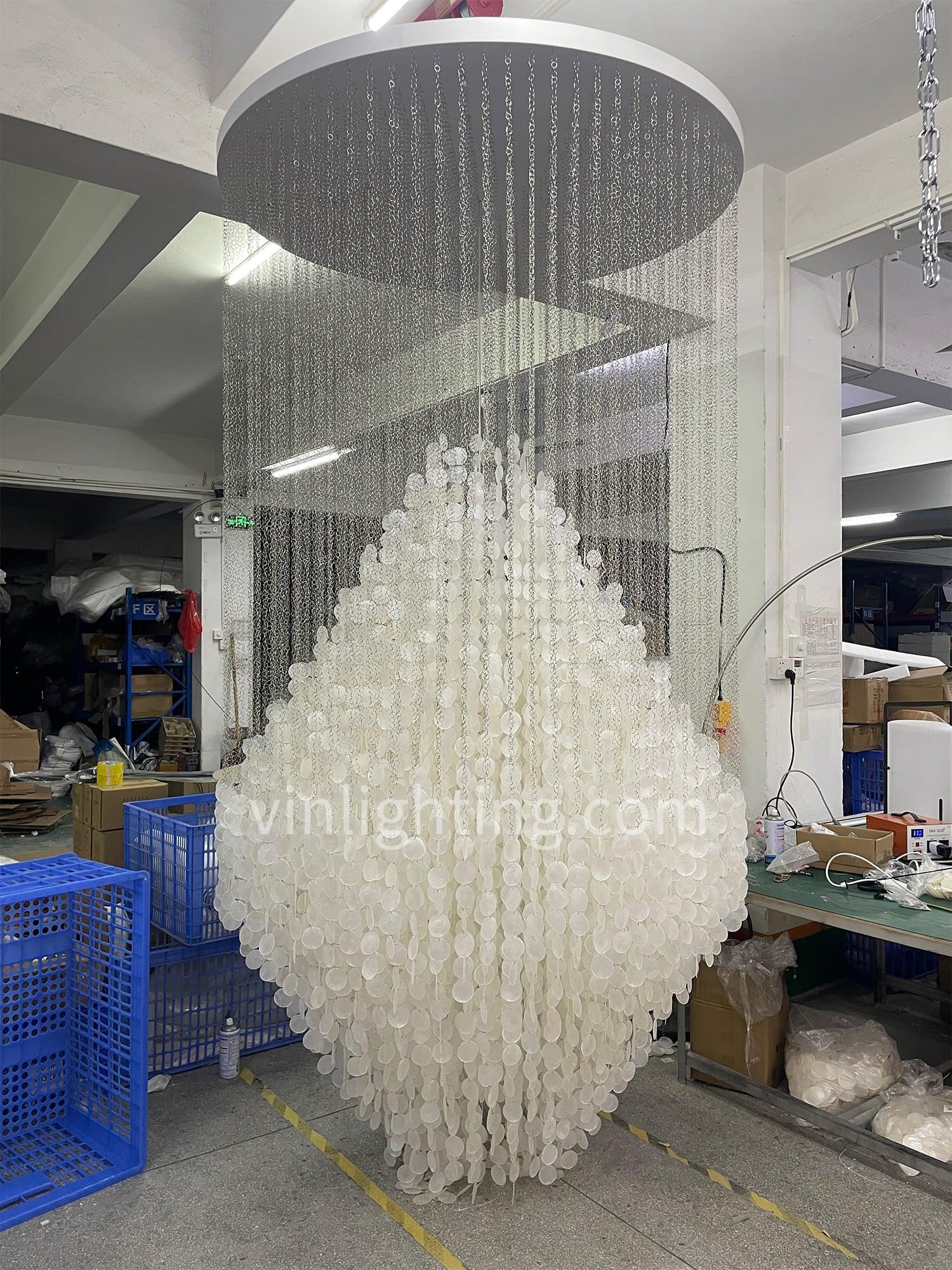 Sea-shell FUN Chandelier