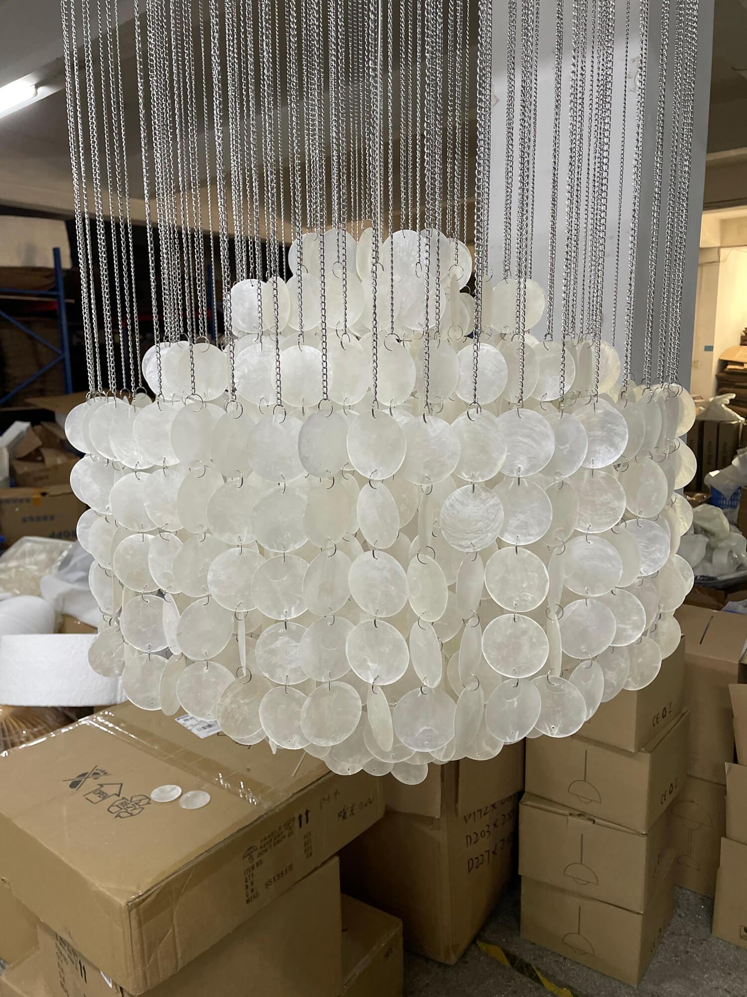 Sea-shell FUN Chandelier