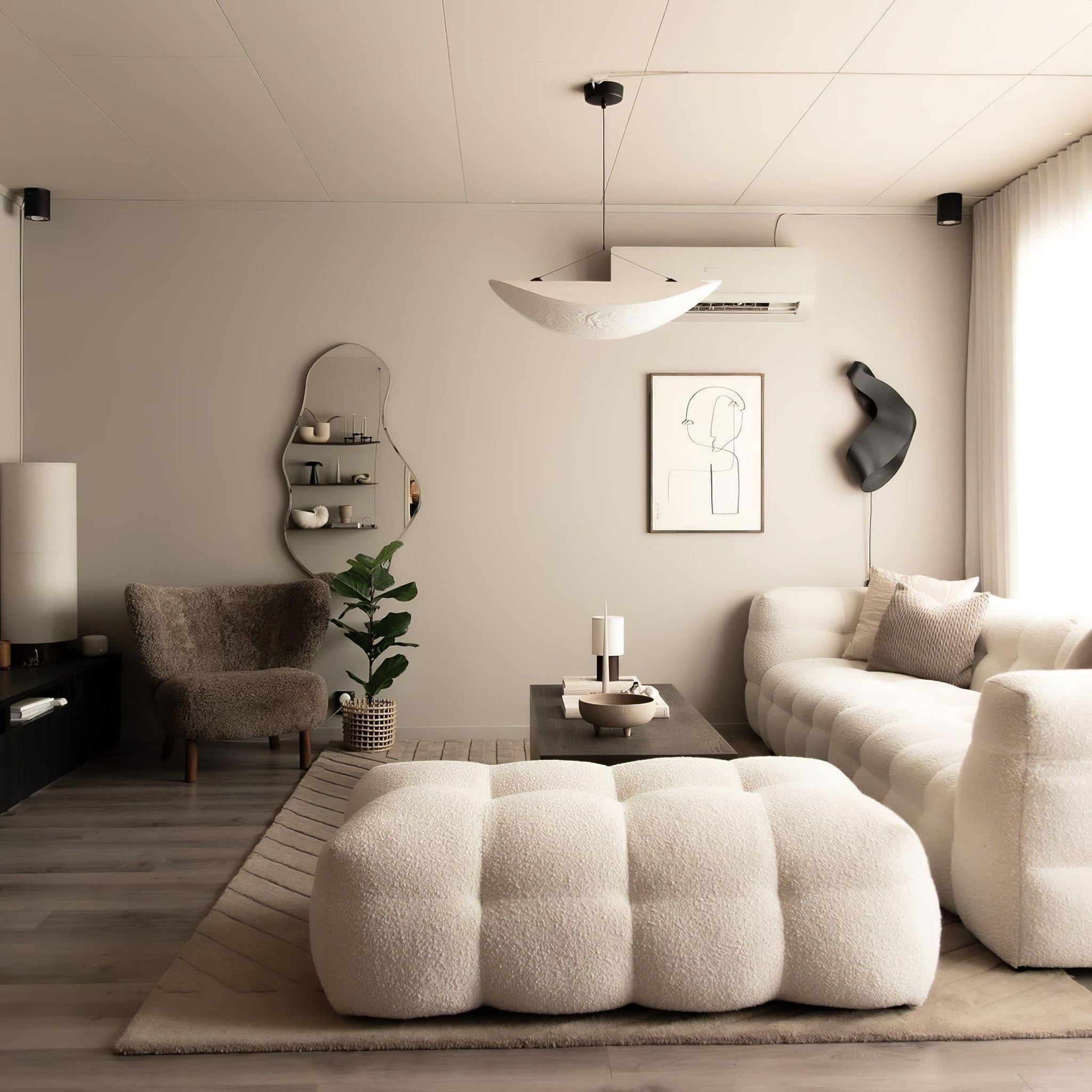 Tense Tyvek Pendant Lamp