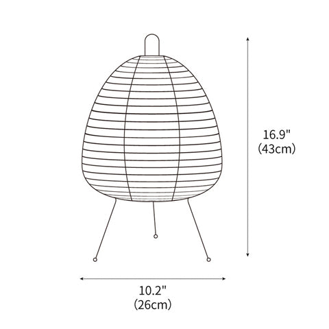 Akari_1A_Series_Table_Lamp_size