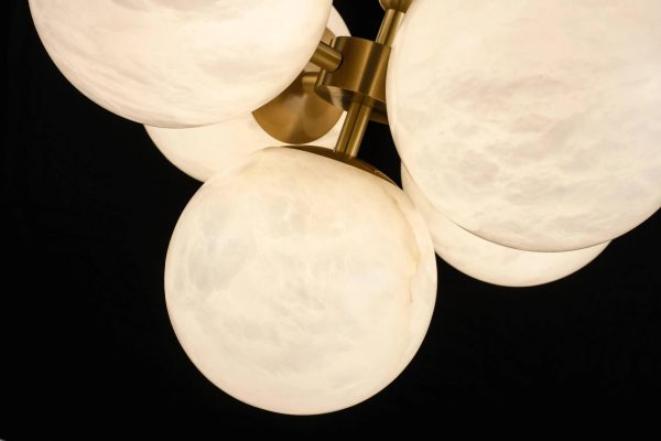 alabaster global pendant light