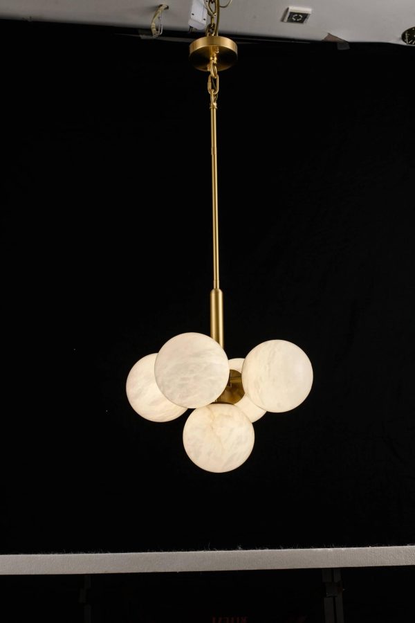 alabaster global pendant light