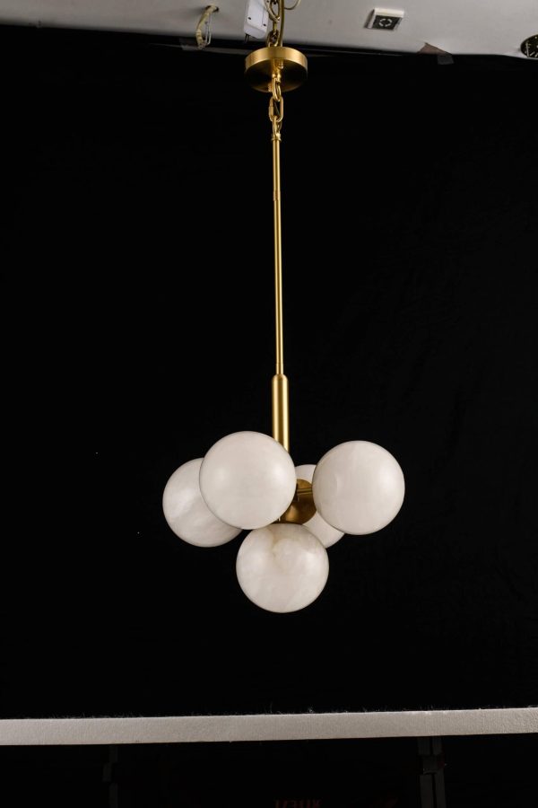alabaster global pendant light