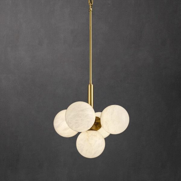 alabaster global pendant light