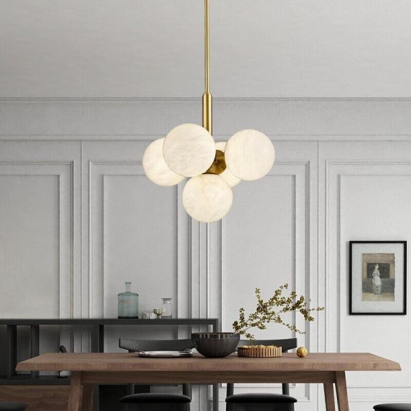 alabaster global pendant light