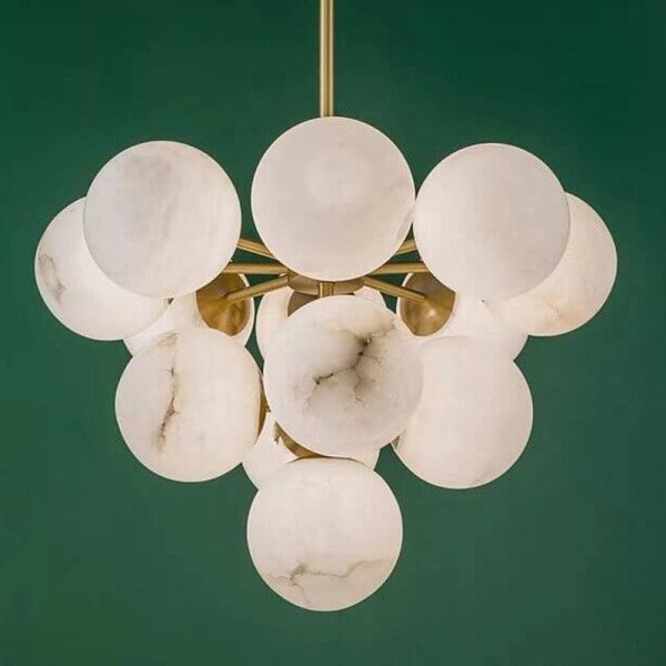 alabaster global pendant light