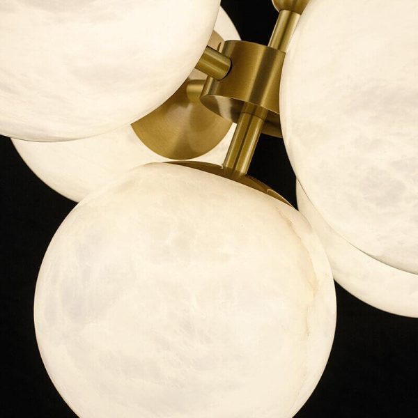 alabaster global pendant light