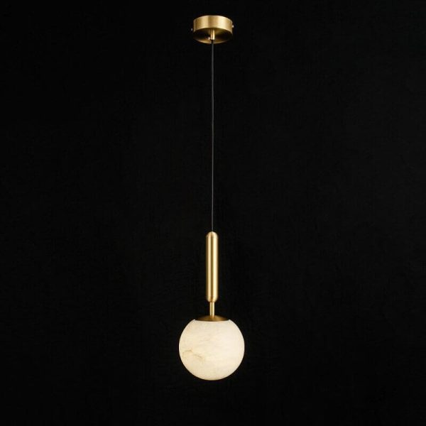 alabaster global pendant light