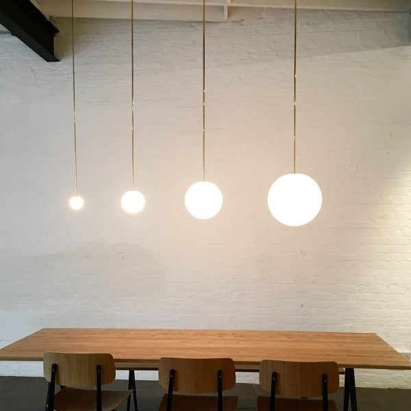brass architectural series pendant lamp