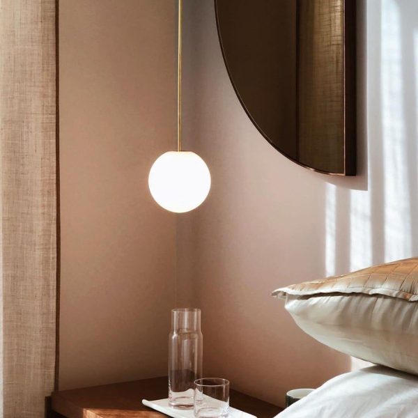 brass architectural series pendant lamp