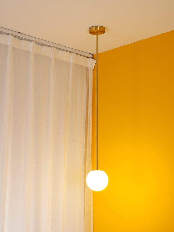 brass architectural series pendant lamp