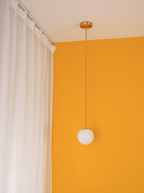 brass architectural series pendant lamp