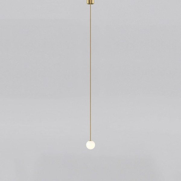 brass architectural series pendant lamp