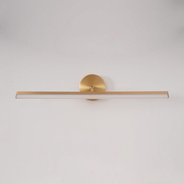 brass led bath vanity light