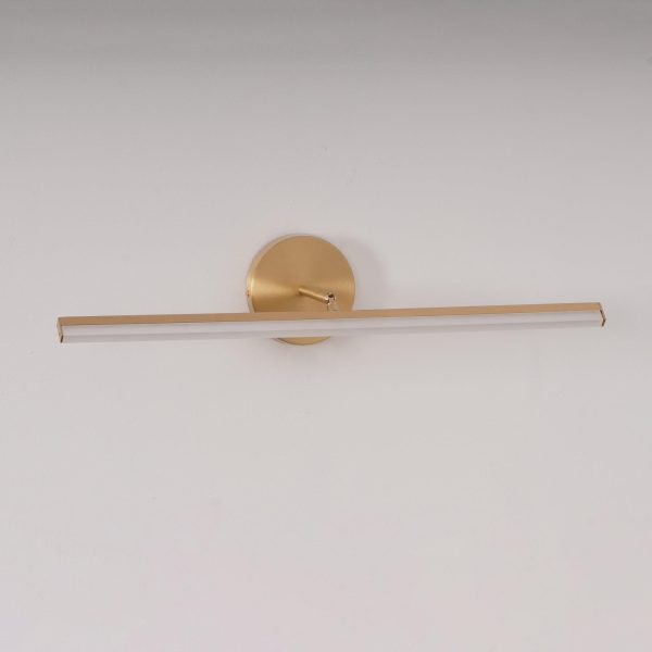 brass led bath vanity light
