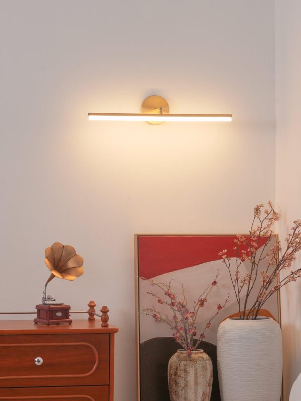 brass led bath vanity light