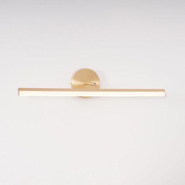 brass led bath vanity light