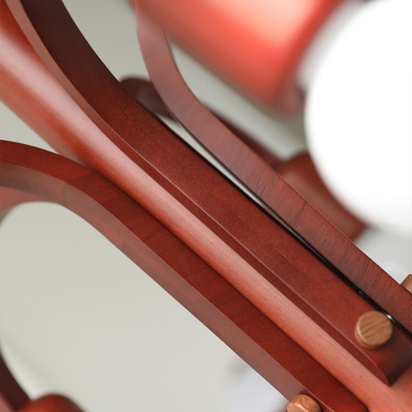 candela teak chandelier
