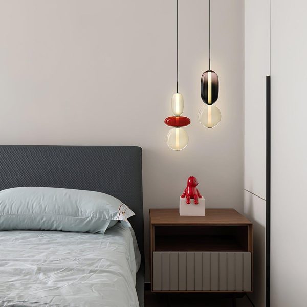 candied glass pendant light