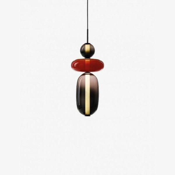 candied glass pendant light