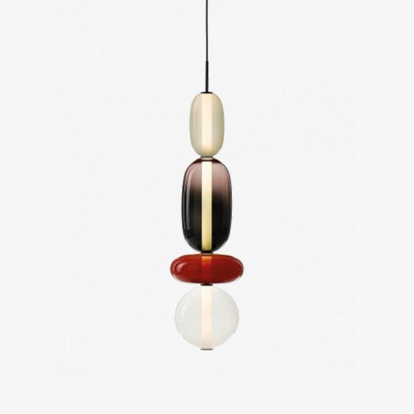 candied glass pendant light