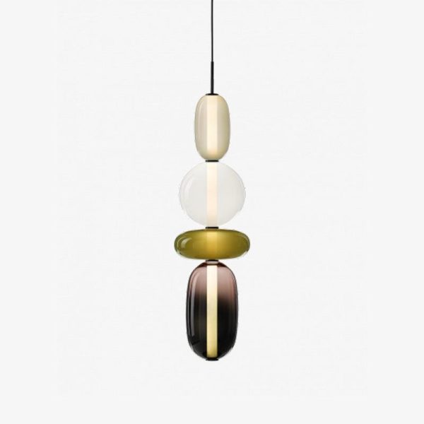 candied glass pendant light