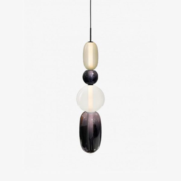 candied glass pendant light
