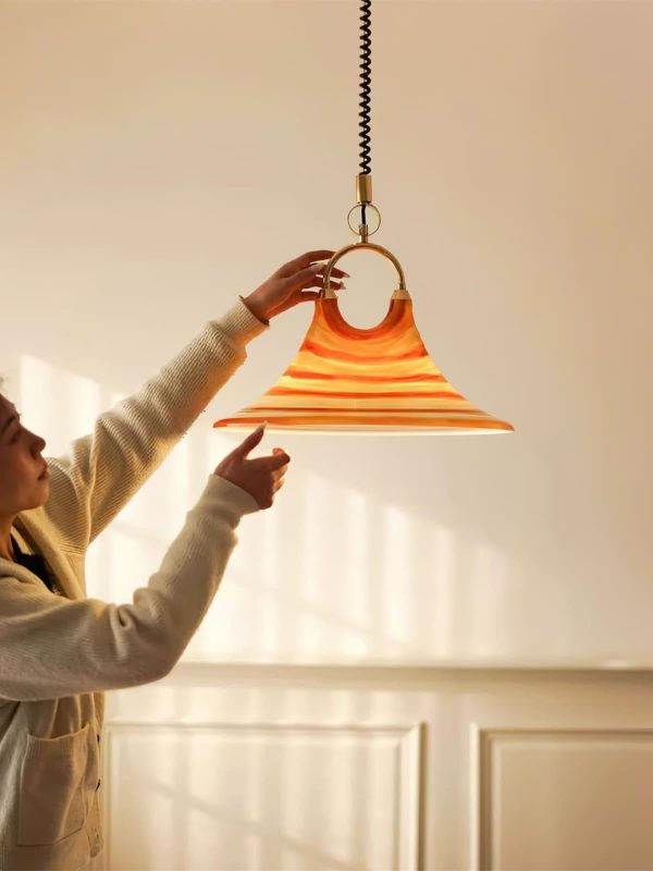 carlo trumpet pendant lamp