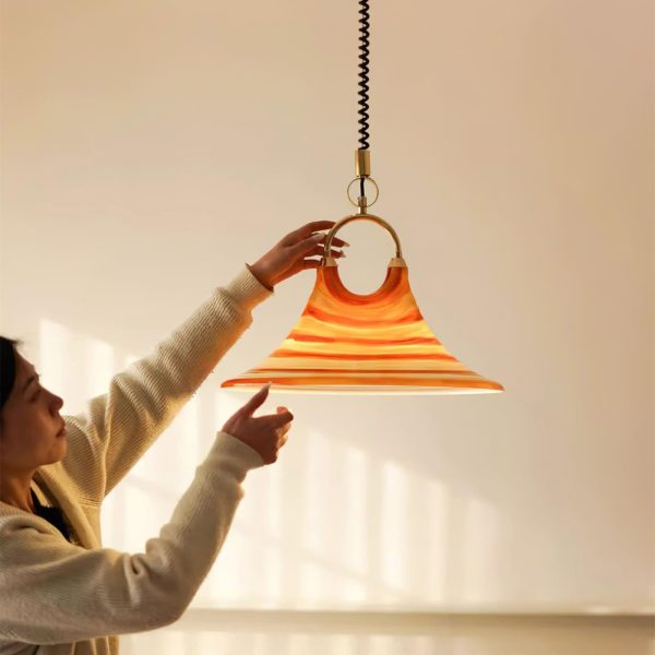 carlo trumpet pendant lamp