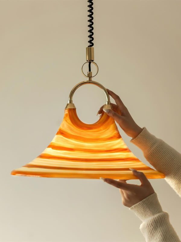 carlo trumpet pendant lamp