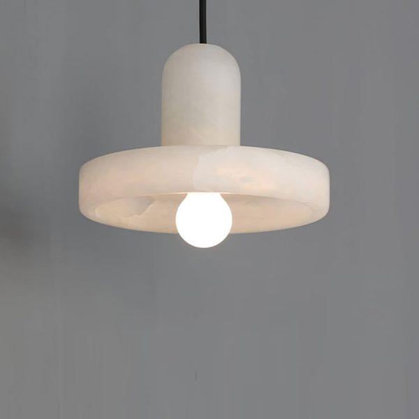 carrara alabaster pendant lamp
