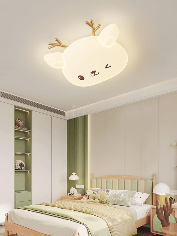 cartoon deer ceiling lamp