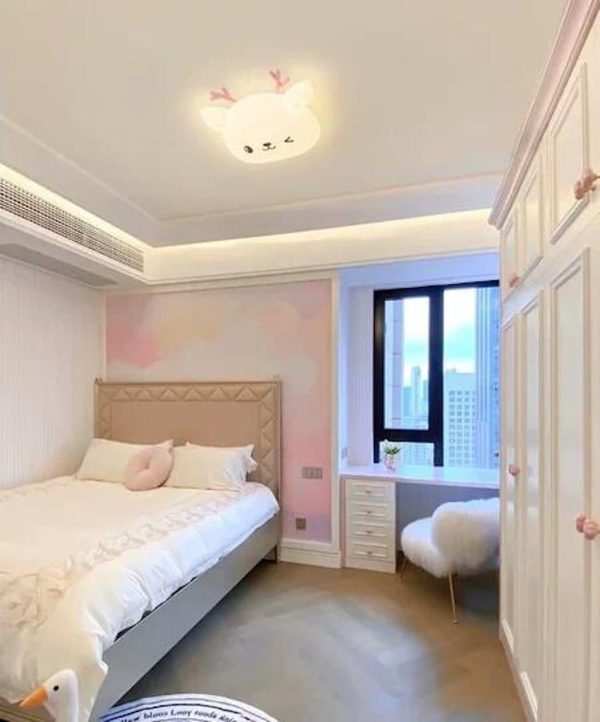 cartoon deer ceiling lamp