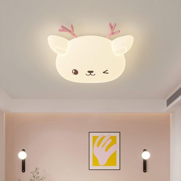 cartoon deer ceiling lamp