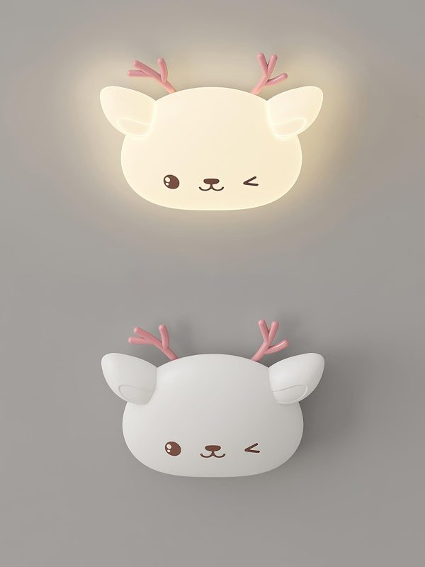 cartoon deer ceiling lamp